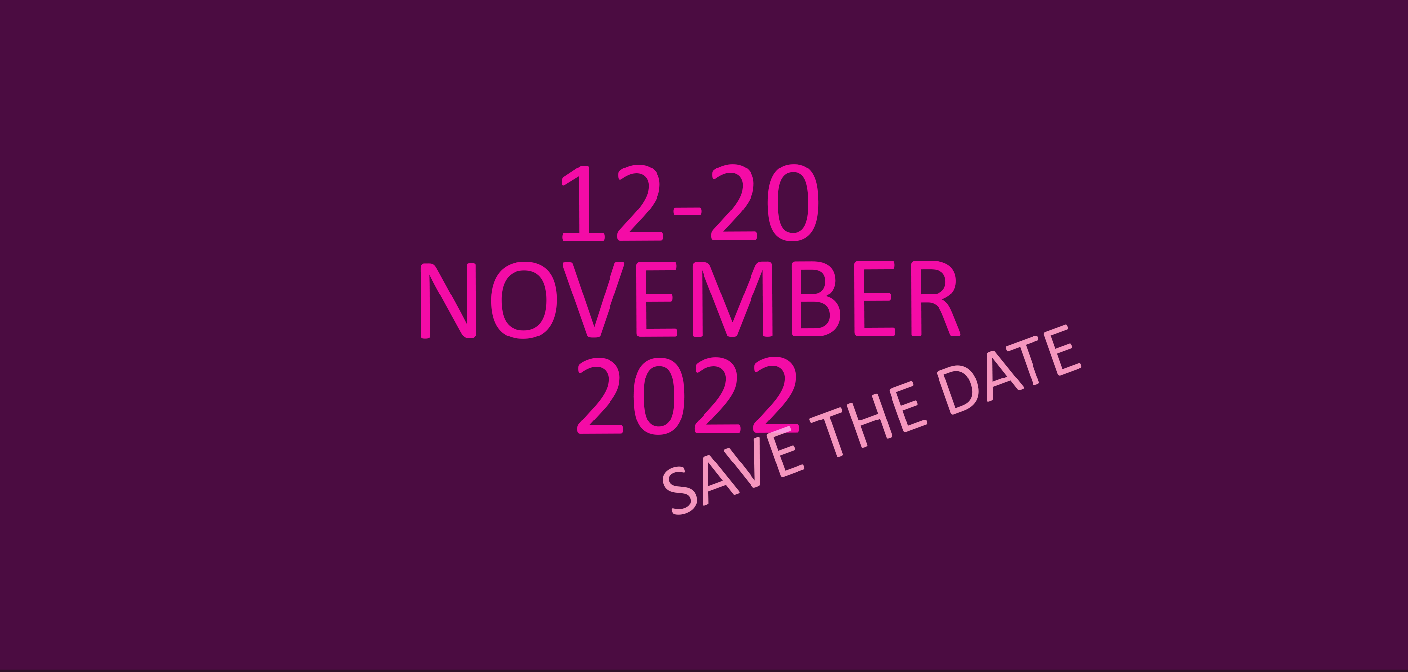 Save the Date 12-20 2022 - HKJFF